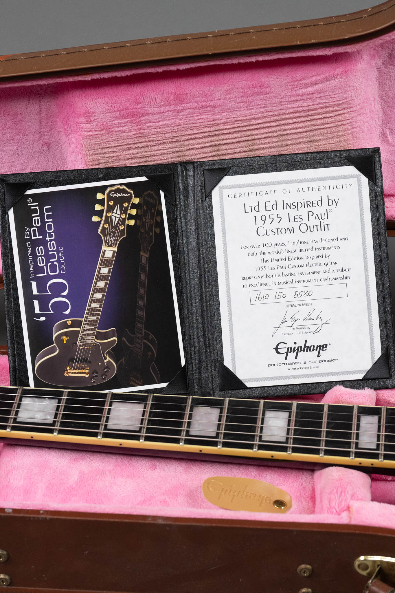 2016 Epiphone Les Paul 1955 Outfit Les Paul (Black, OHSC)