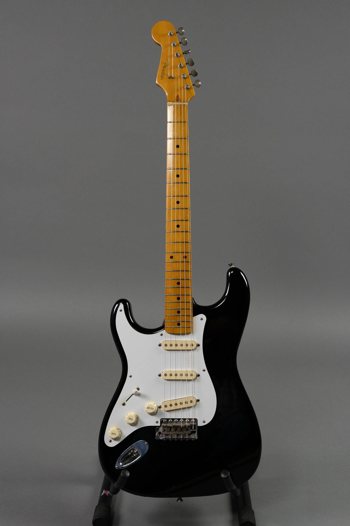 2007 Fender ST57 Stratocaster (Left Handed, Black, Japan, Gig Bag)