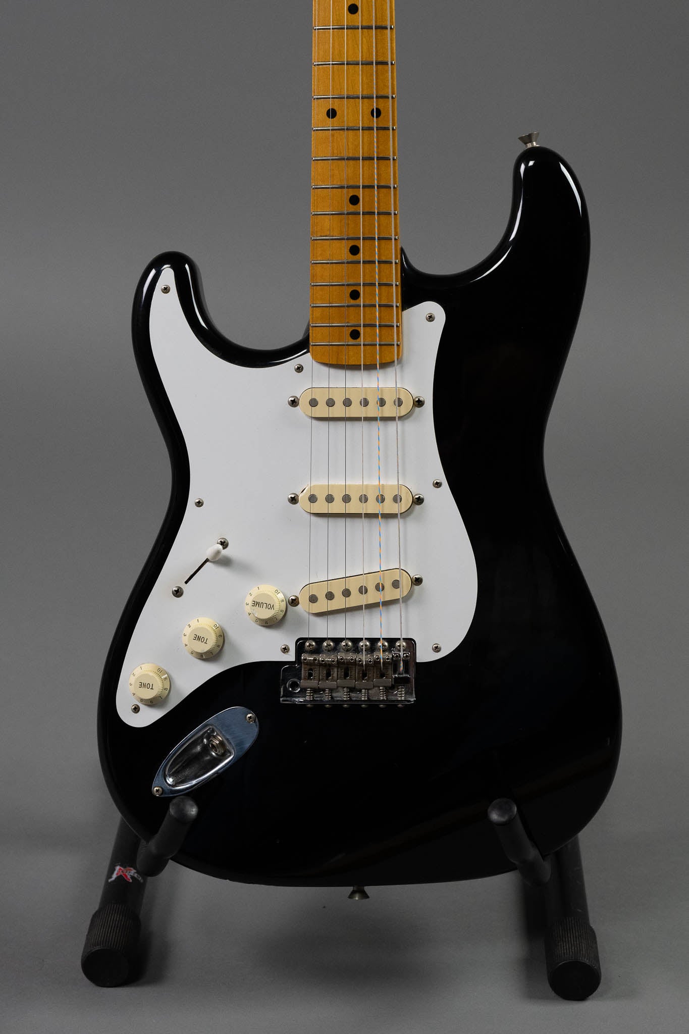 2007 Fender ST57 Stratocaster (Left Handed, Black, Japan, Gig Bag)