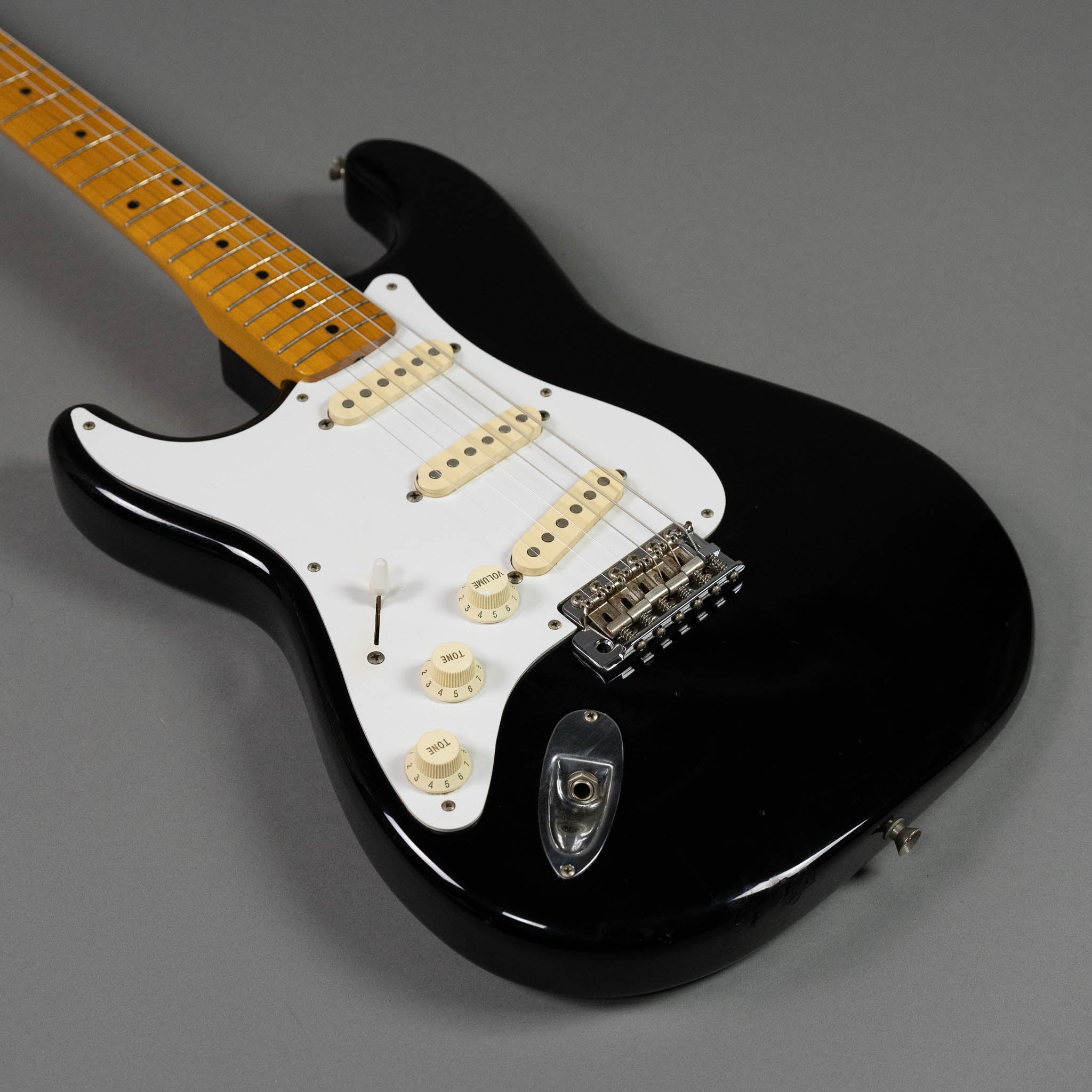 2007 Fender ST57 Stratocaster (Left Handed, Black, Japan, Gig Bag)