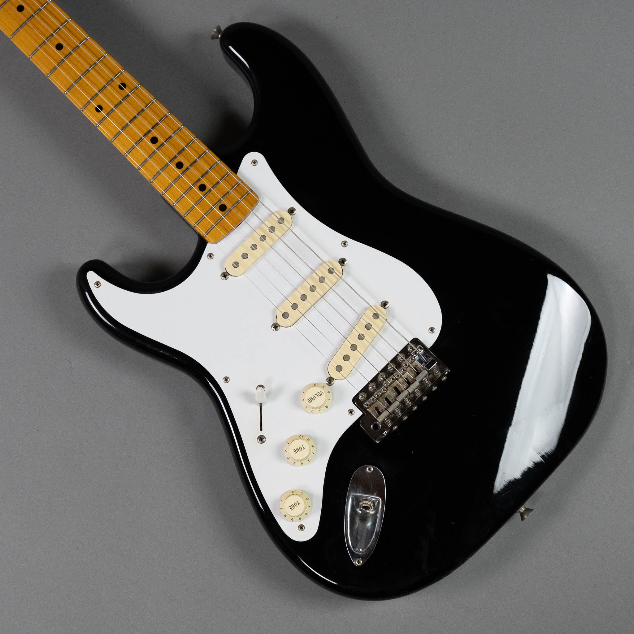 2007 Fender ST57 Stratocaster (Left Handed, Black, Japan, Gig Bag)