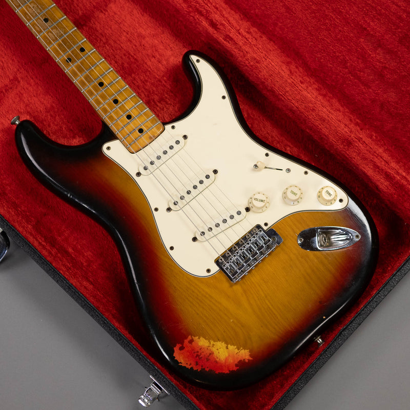 1974 Fender Stratocaster (USA, Sunburst, HSC)