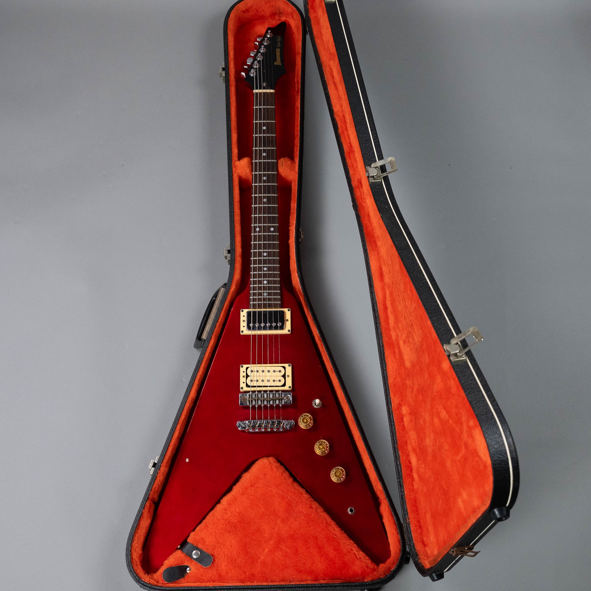 1982 Ibanez Rocket Roll II (Japan, Red Metallic, OHSC)