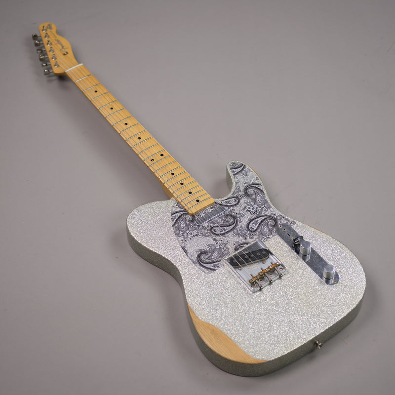 2017 Fender Brad Paisley Road Worn Telecaster (Mexico, Silver Sparkle)