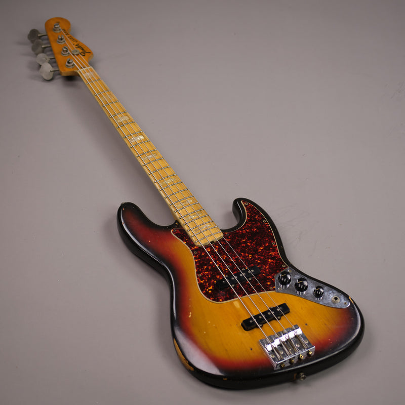 1973 Fender Jazz Bass (USA, Sunburst, OHSC)