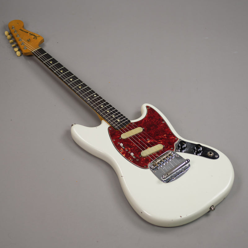 1965 Fender Mustang (USA, L Series, Refin Olympic White, OHSC)
