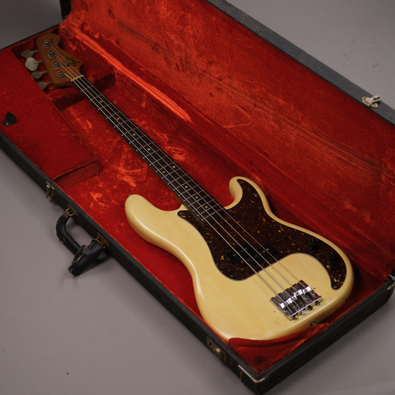 1974 Fender Precision Bass (USA, White, OHSC)