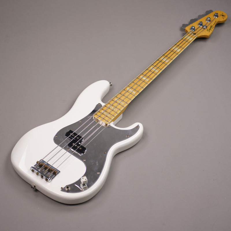 2013 Squier Chris Aiken Precision Bass (Indonesia, Olympic White)