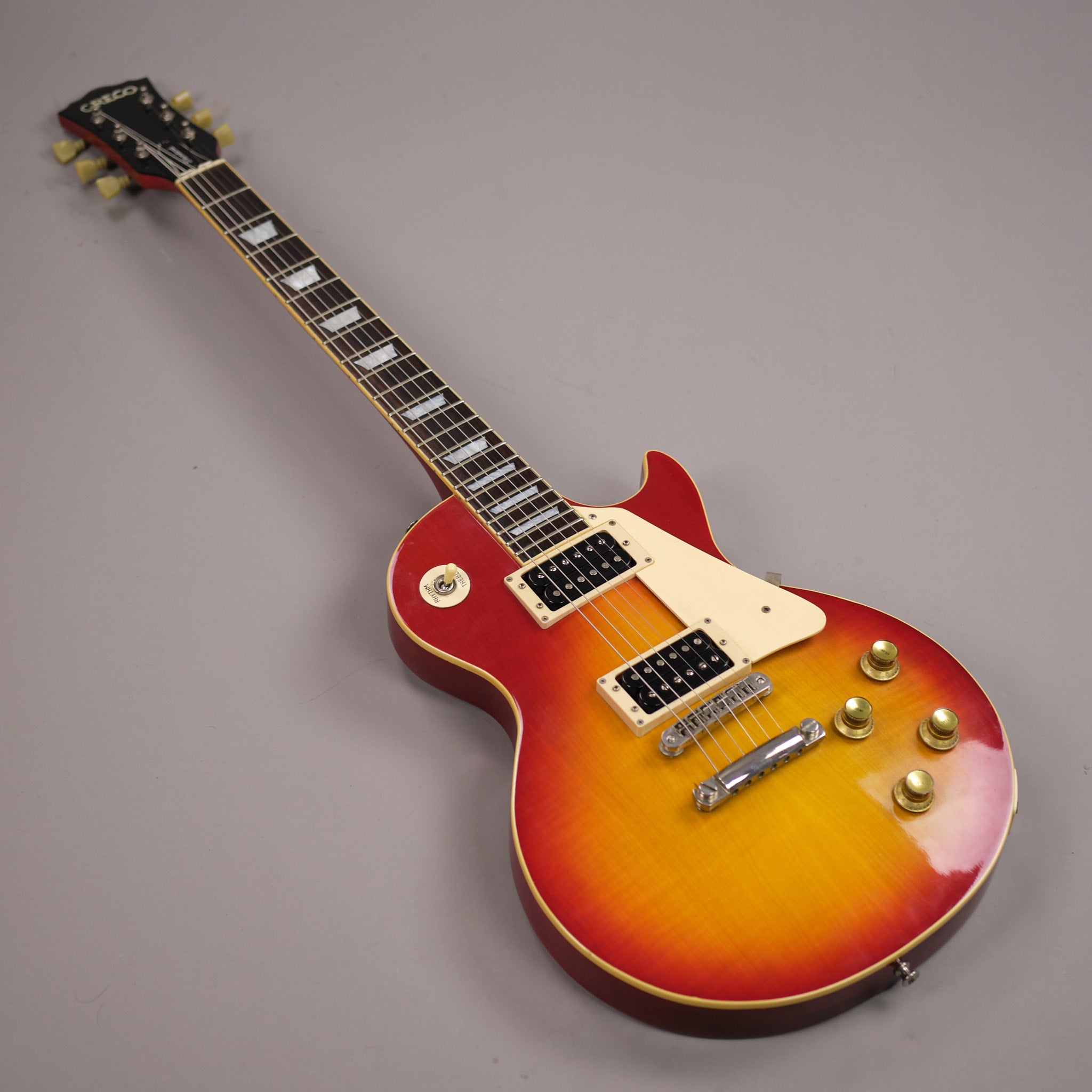 1979 Greco 'Les Paul Standard' EG-500 (Japan, Cherry Sunburst, HSC)