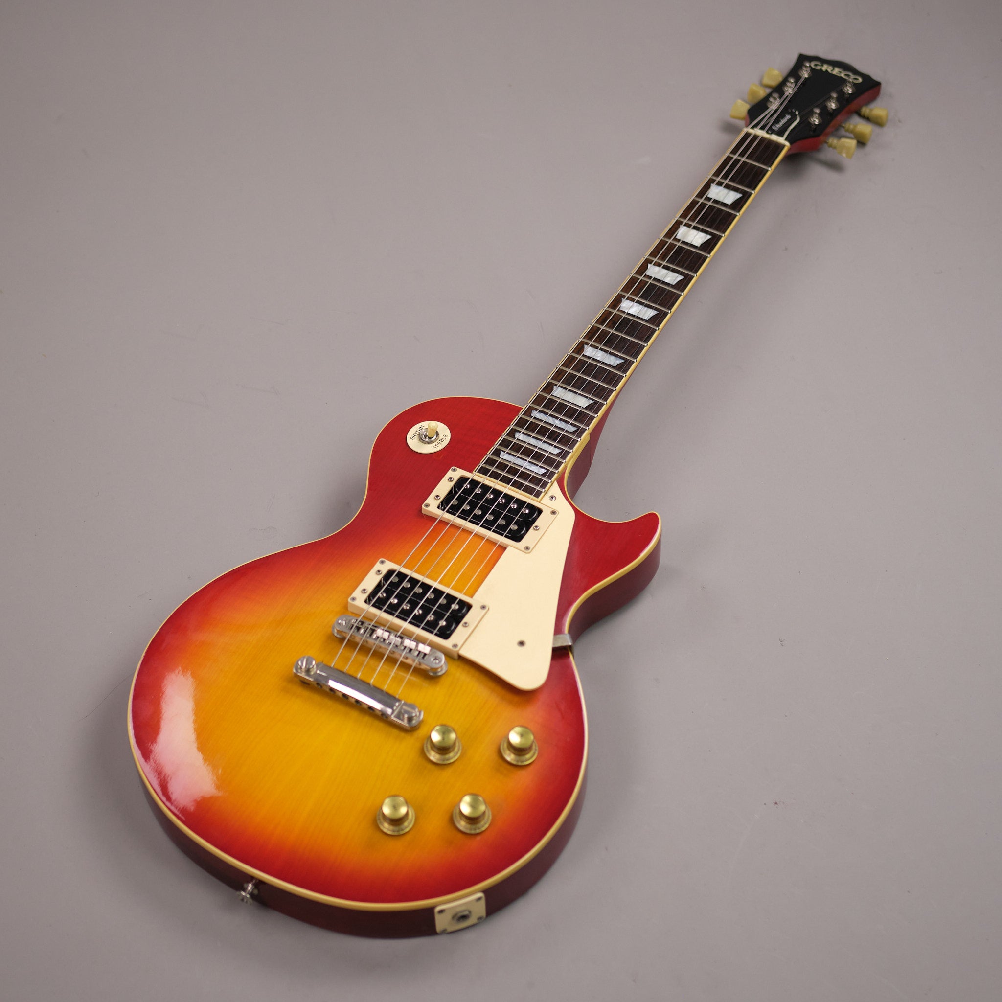 1979 Greco 'Les Paul Standard' EG-500 (Japan, Cherry Sunburst, HSC)