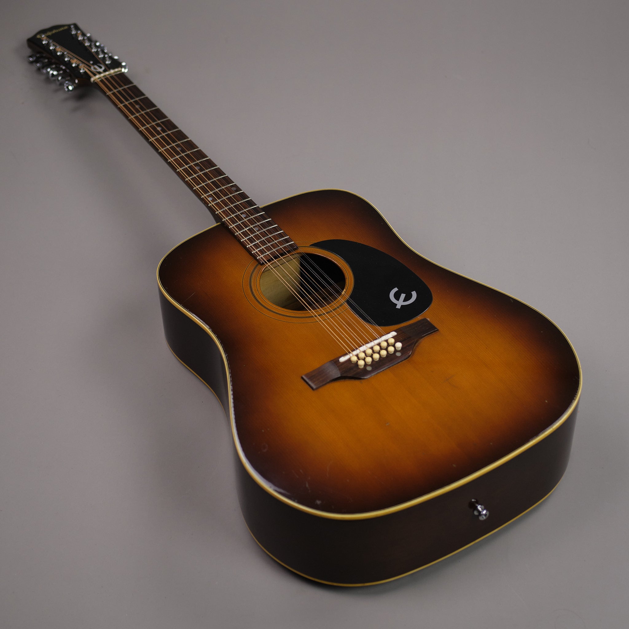 c1970s Epiphone FT-160 Texan 12 String  (Japan, Sunburst, OHSC)