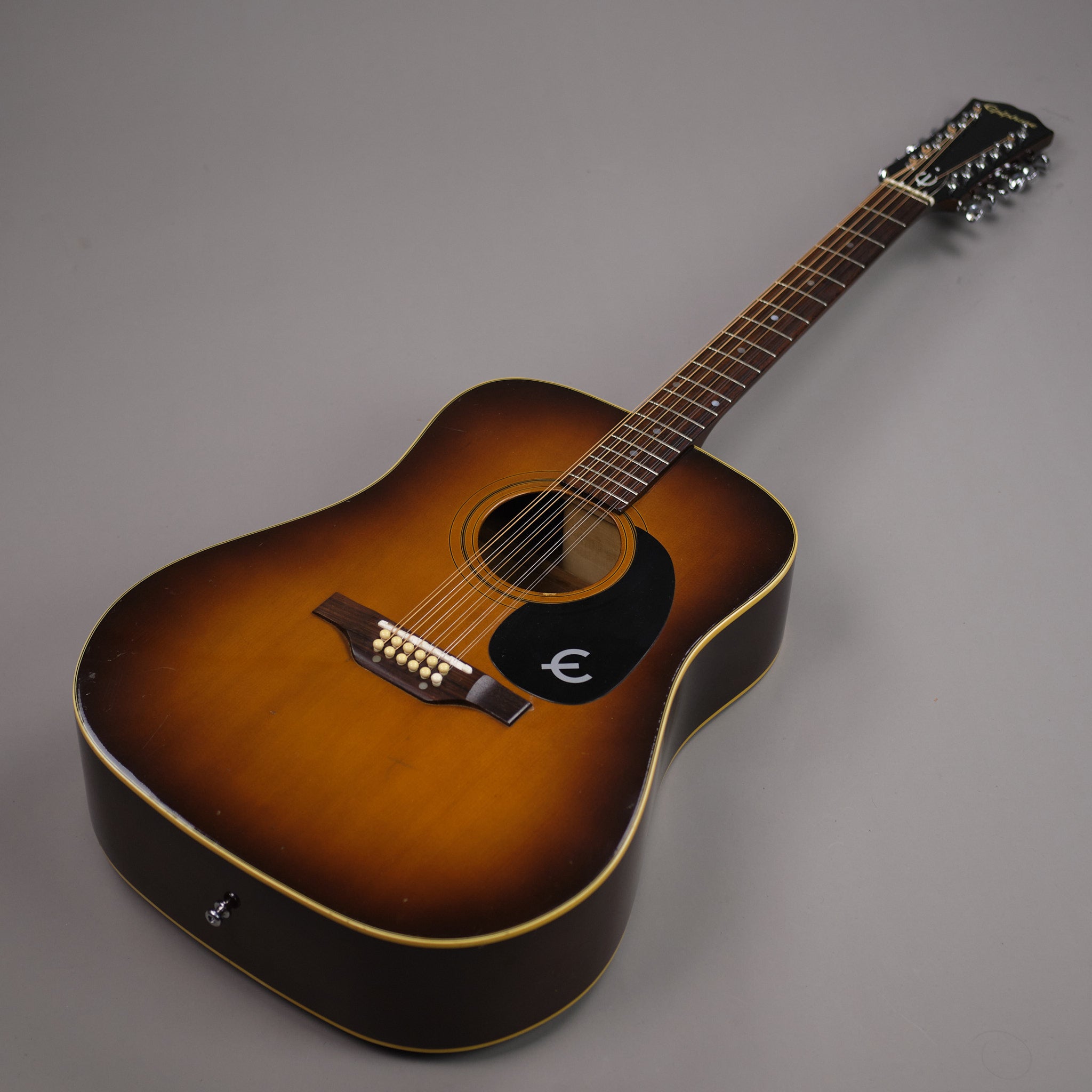 c1970s Epiphone FT-160 Texan 12 String  (Japan, Sunburst, OHSC)