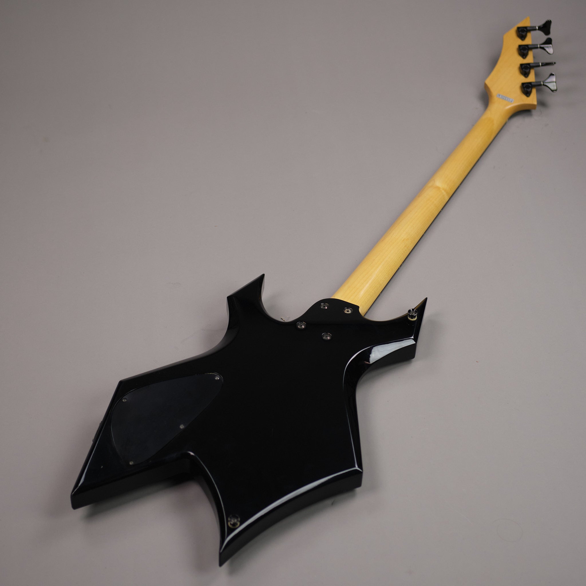 c1990s BC Rich WB-857 Warlock Bass (Japan, Black)