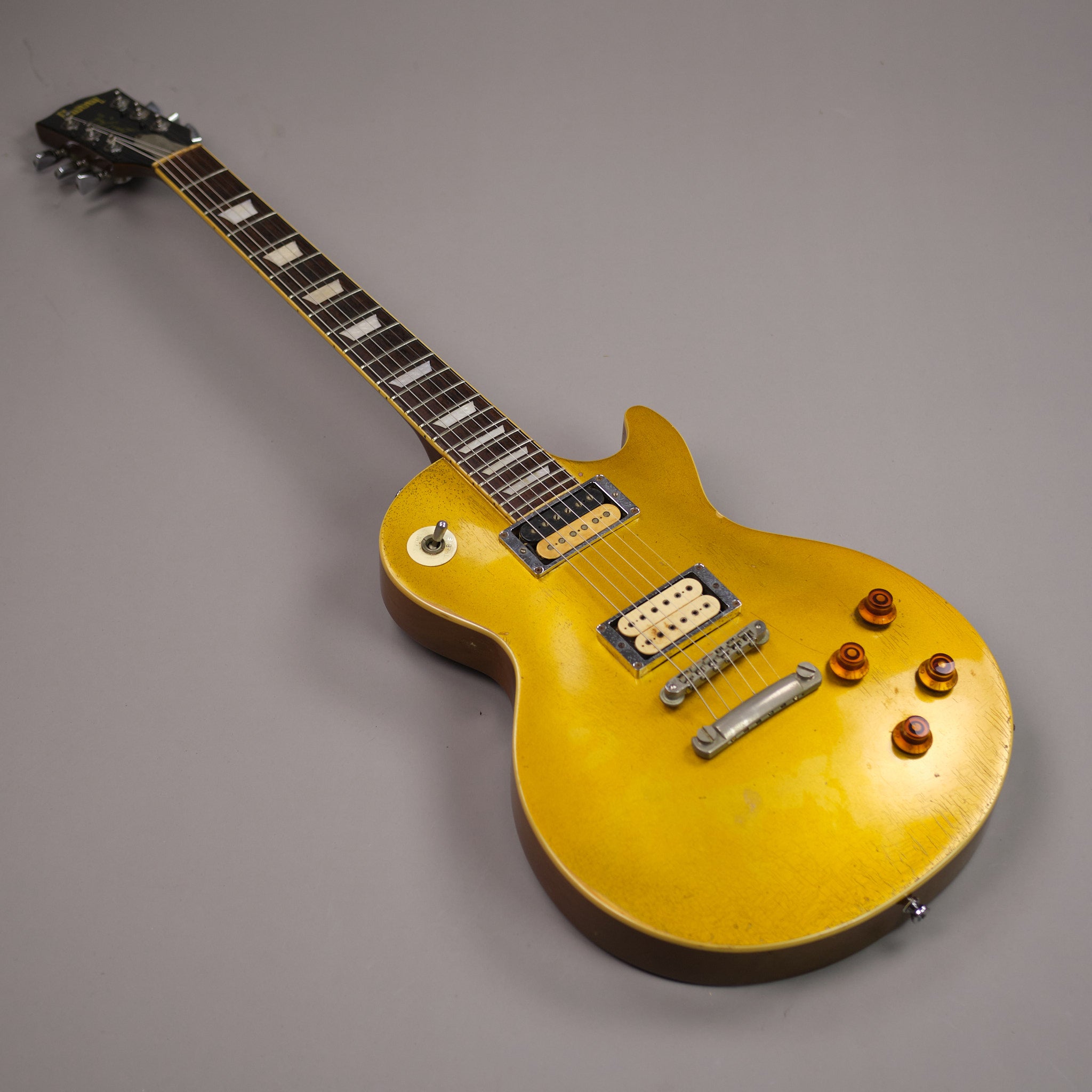 c1980s Burny Les Paul Super Grade (Japan, Goldtop)