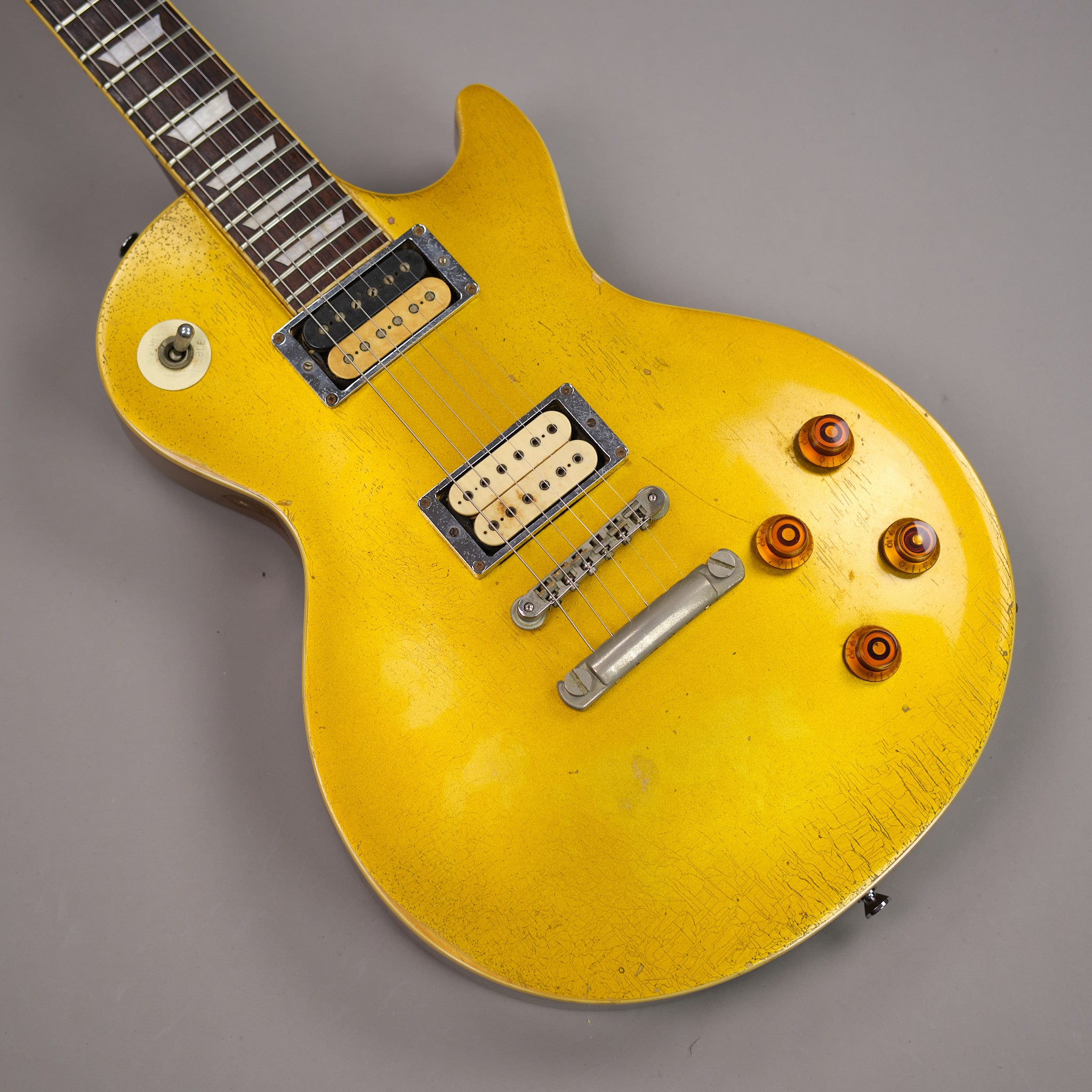 c1980s Burny Les Paul Super Grade (Japan, Goldtop)