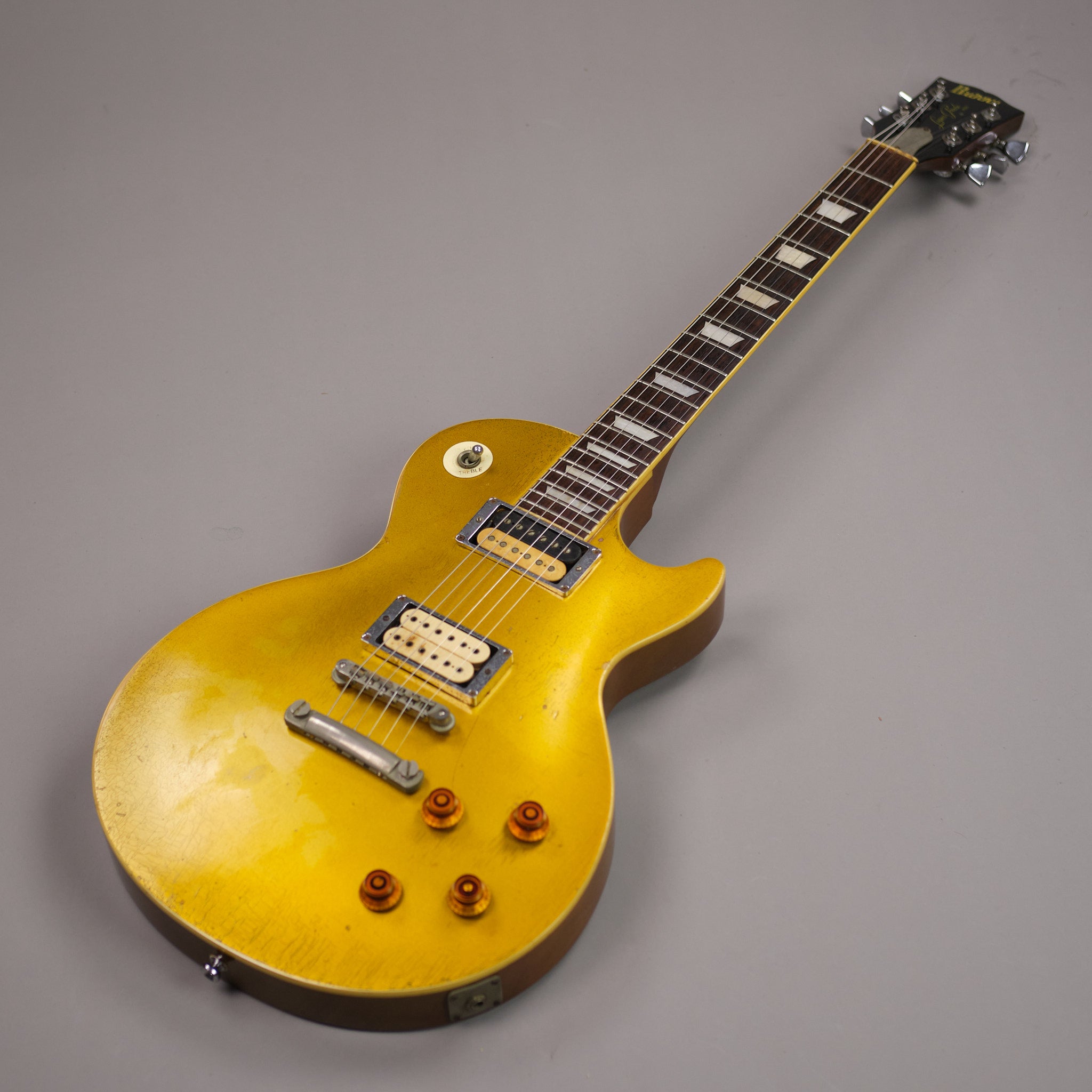 c1980s Burny Les Paul Super Grade (Japan, Goldtop)