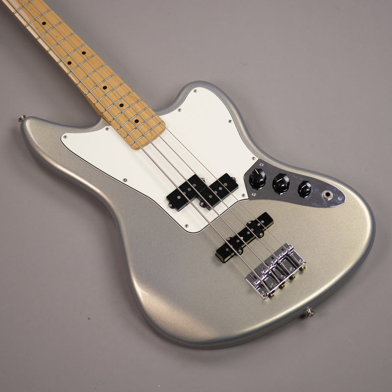2022 Fender Player Jaguar Bass (Mexico, Silver)