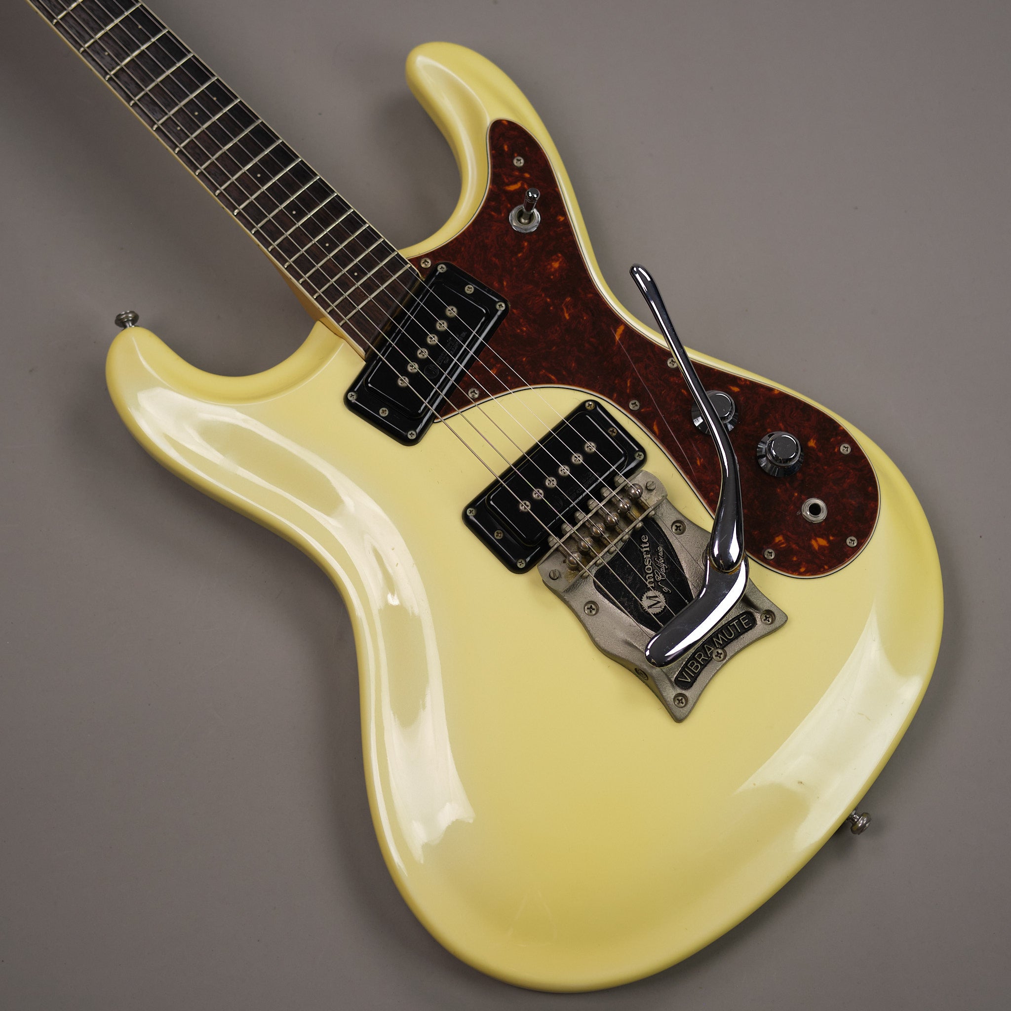 c1990s Mosrite Ventures '65 Super Custom (Pearl White, OHSC)