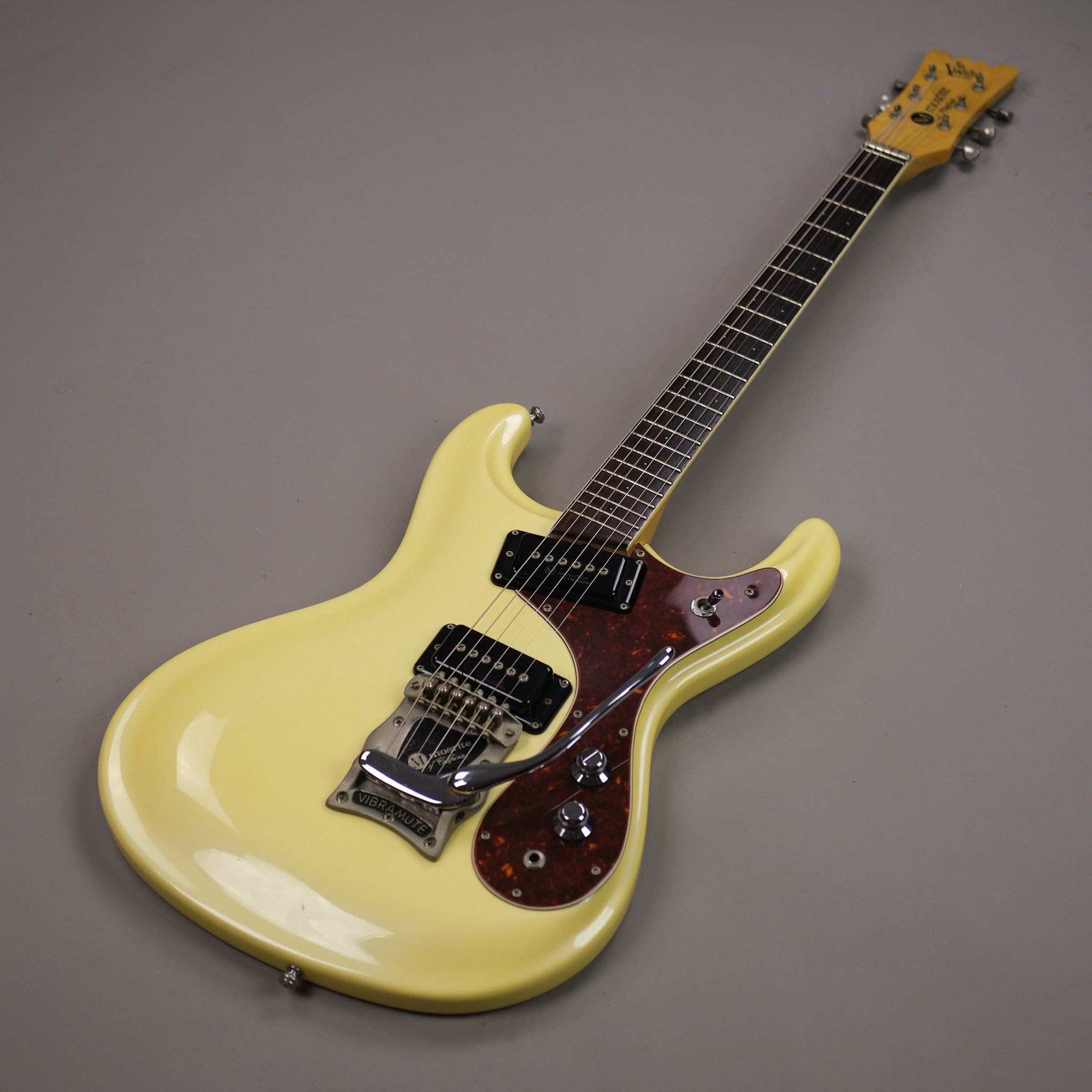 c1990s Mosrite Ventures '65 Super Custom (Pearl White, OHSC)