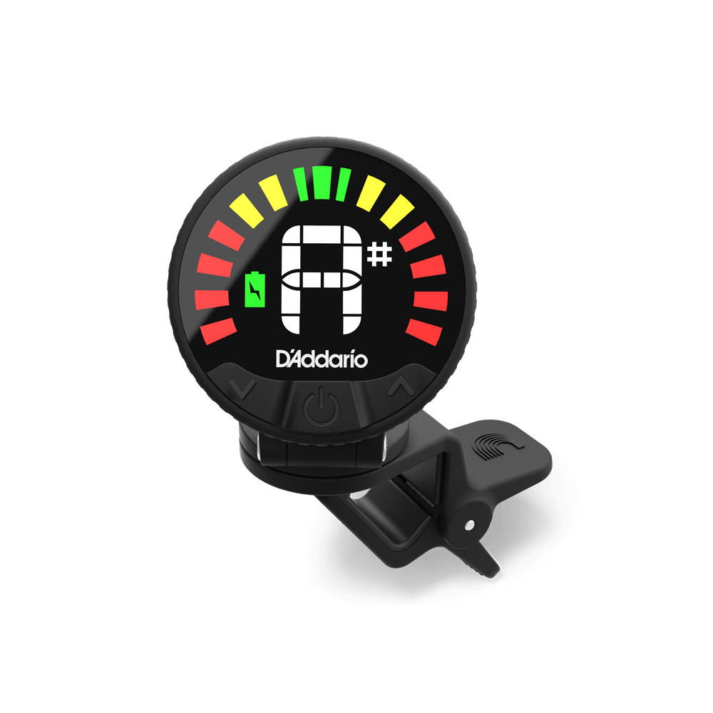 D'Addario Planet Waves NEXXUS 360 Rechargeable Headstock Tuner in Black