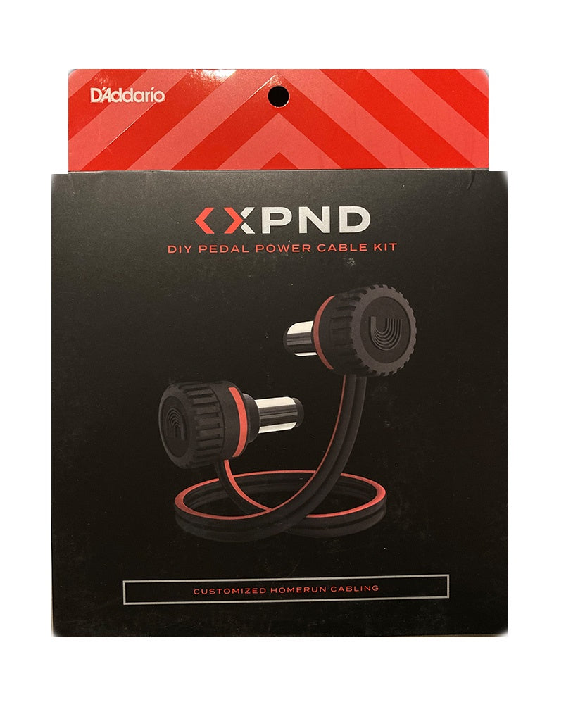 D'Addario DIY Solderless Pedal Power Cable Kit (2.1mm DC Jacks & Cable)