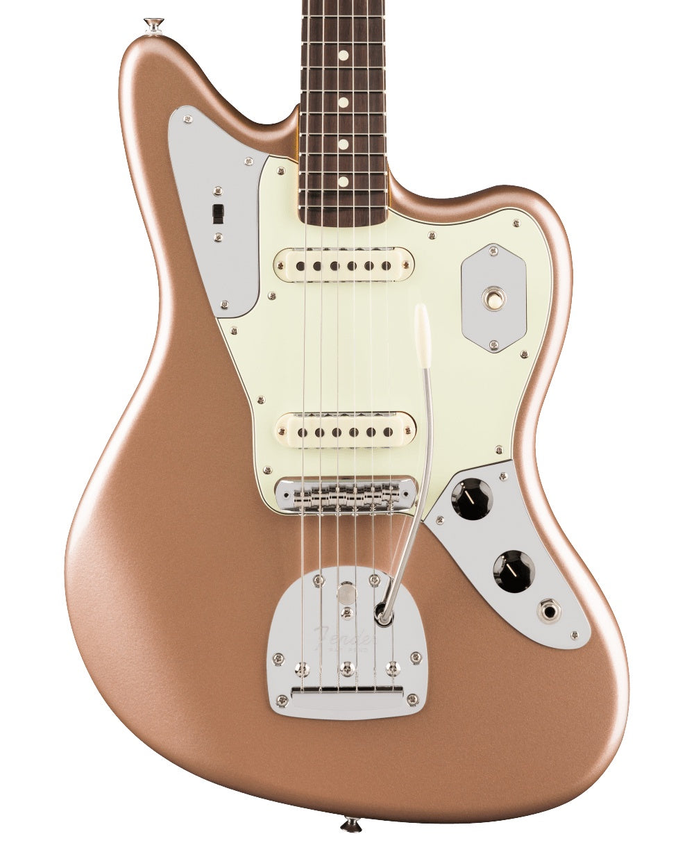 Fender American Professional Classic Jaguar (Rosewood Fingerboard, Faded Firemist Gold)