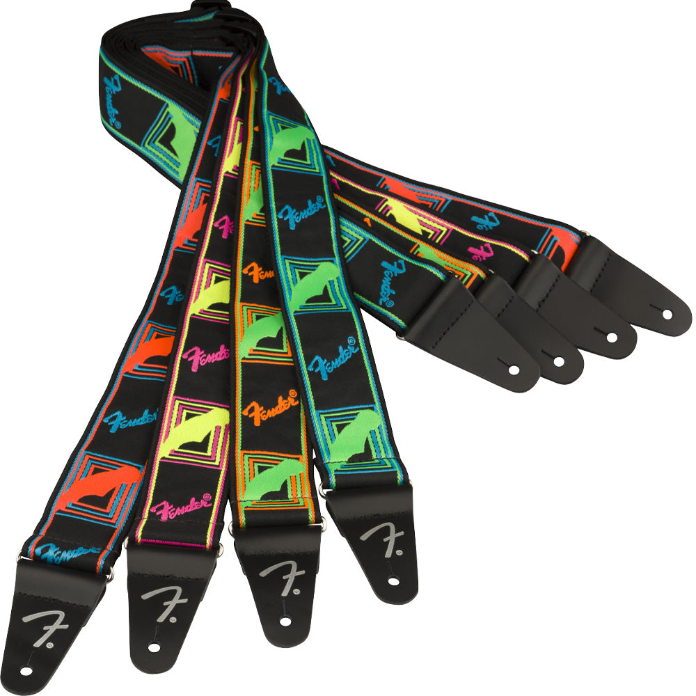 Fender Neon Monogrammed 2" Guitar Strap (Various)