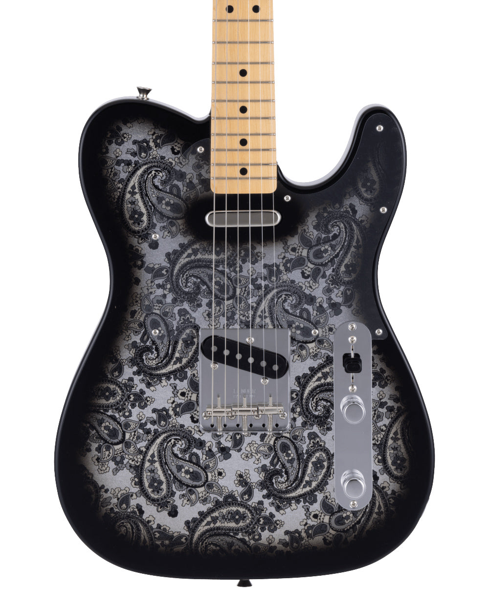 Fender Made in Japan Limited Telecaster, Maple Fingerboard, Black Paisley