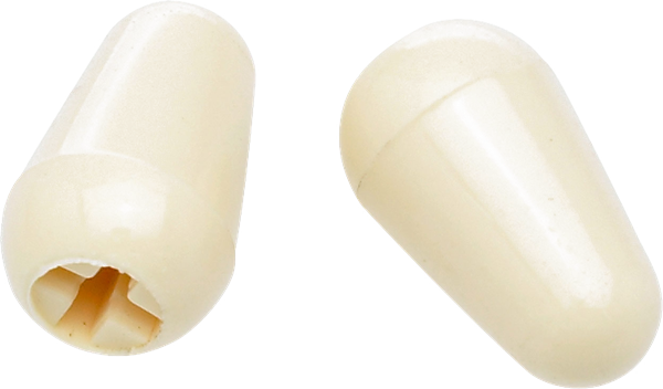 Fender Stratocaster Switch Tips, Aged White (Set of 2)