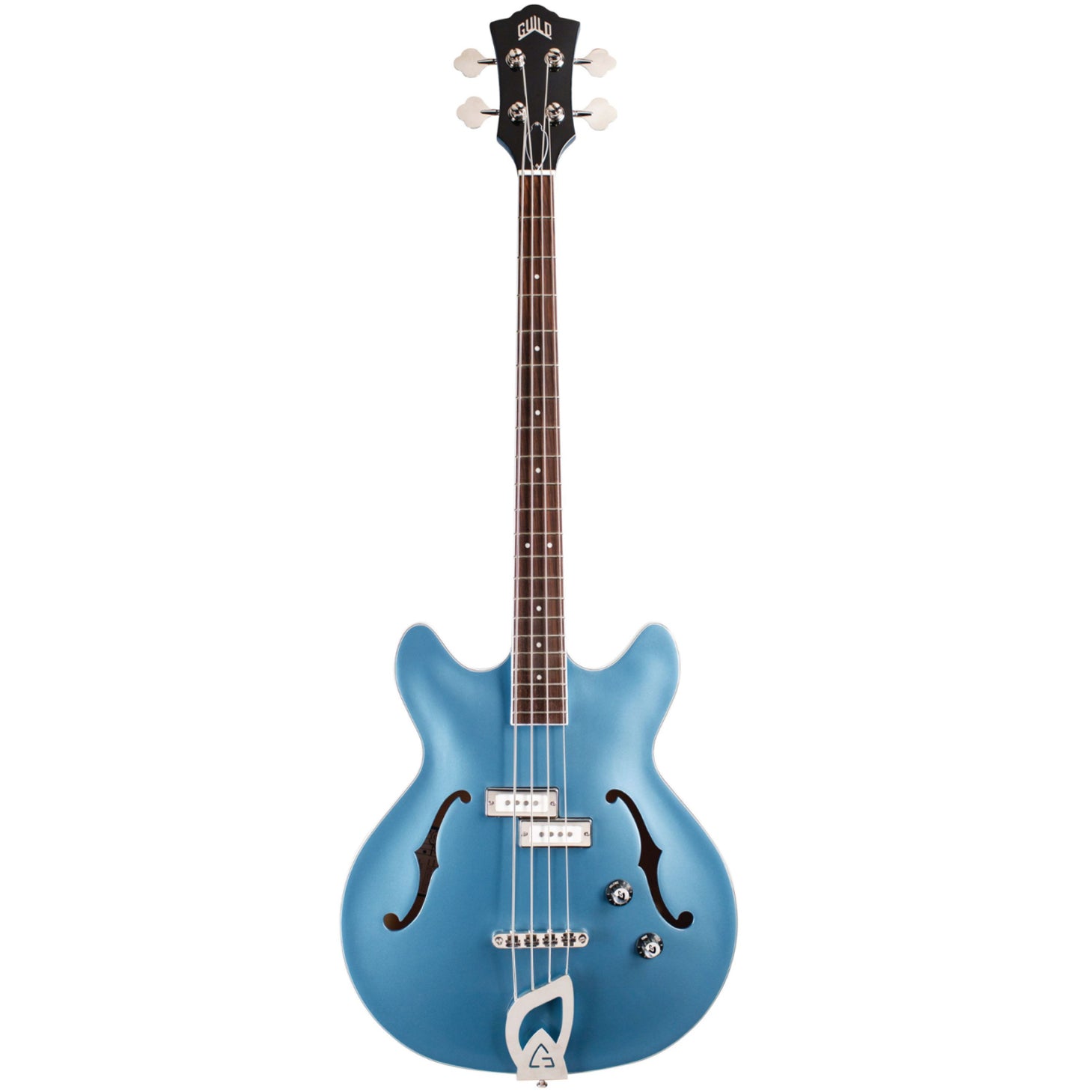 Guild Starfire l Electric Bass (Hollow Body, Short Scale, Pelham Blue)