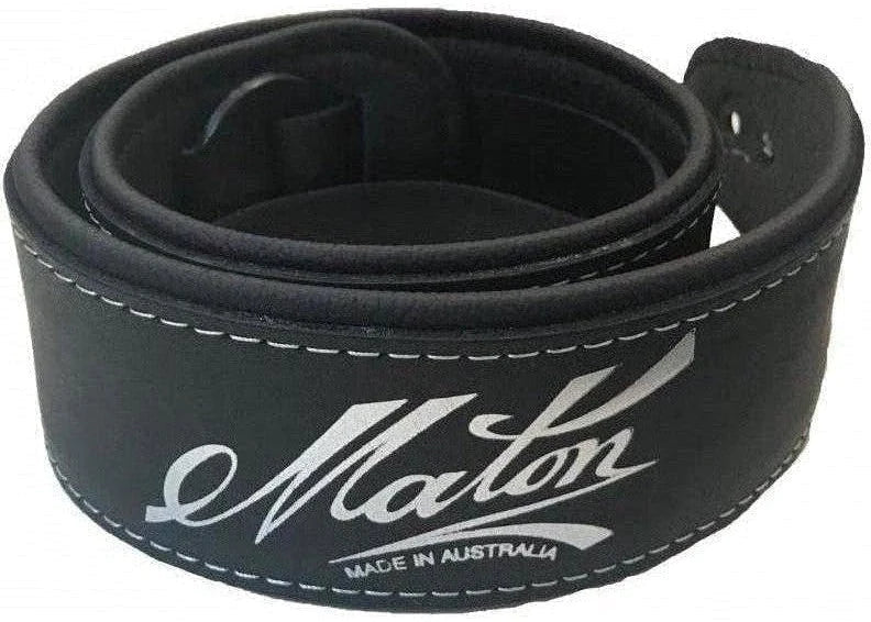 Maton 2.5 Soft Leather Padded Strap (Black)