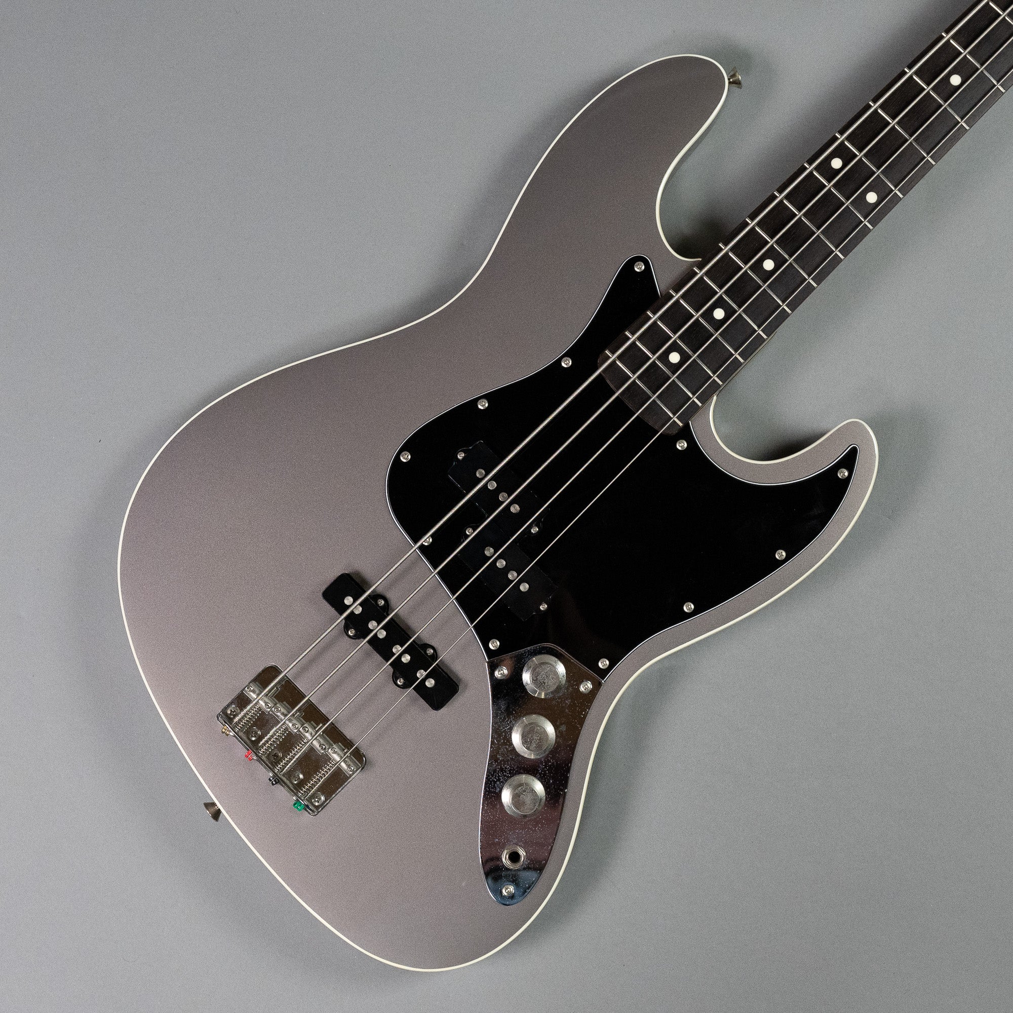 2015 Fender Aerodyne Bass (Japan, Gunmetal Grey, Gig Bag)