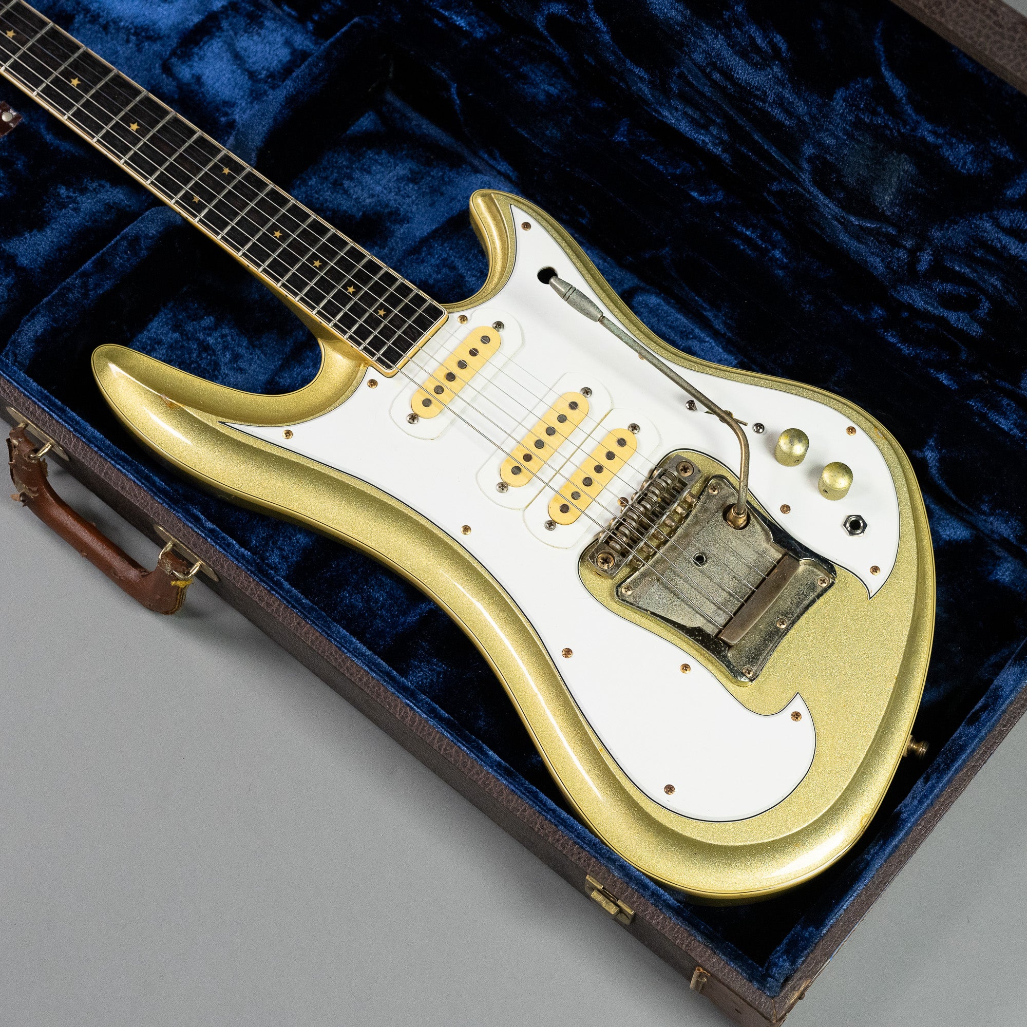 c1980 Guyatone Sharp 5 LG-1200 (Japan, Gold Sparkle, HSC)