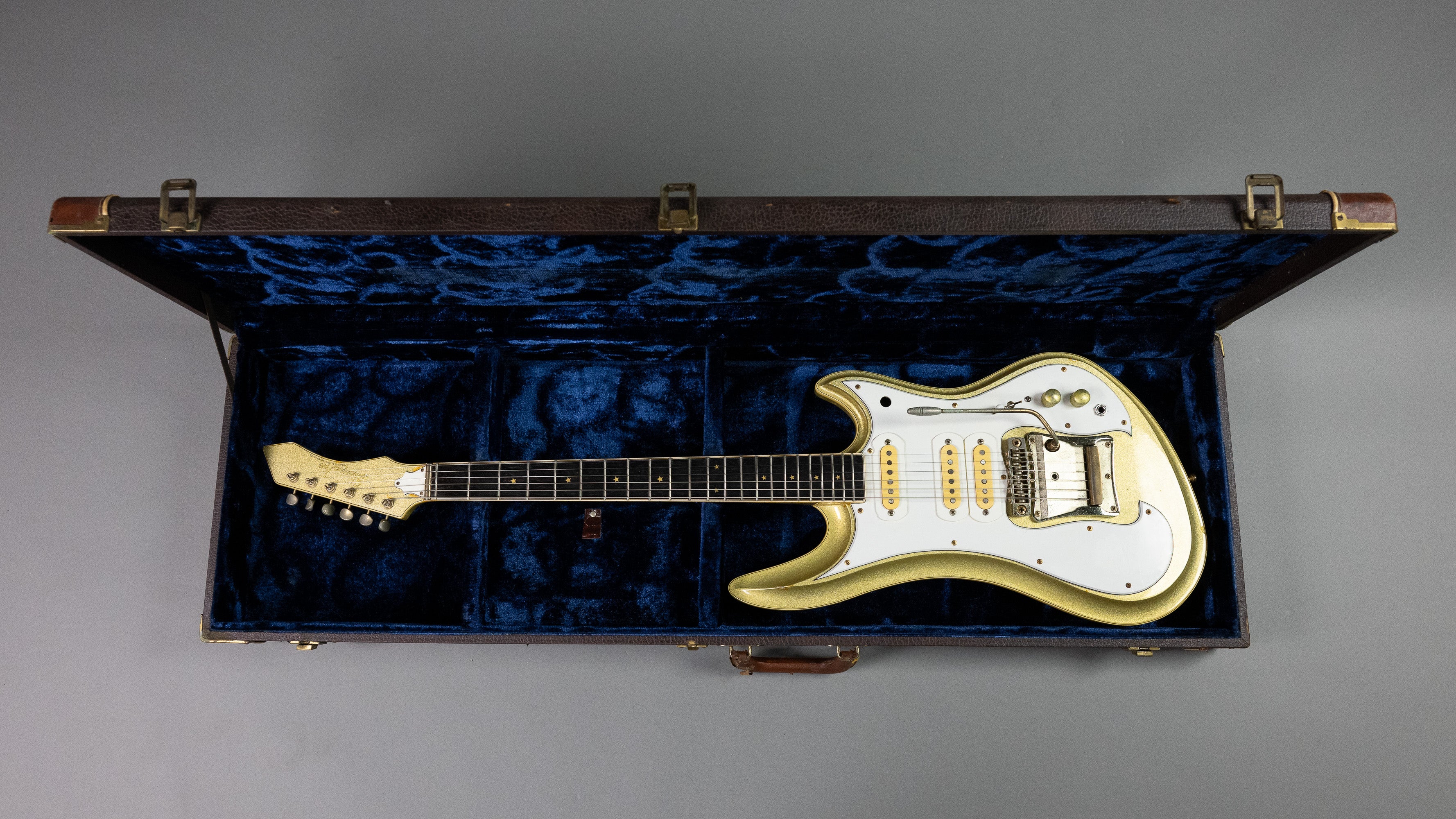 c1980 Guyatone Sharp 5 LG-1200 (Japan, Gold Sparkle, HSC)