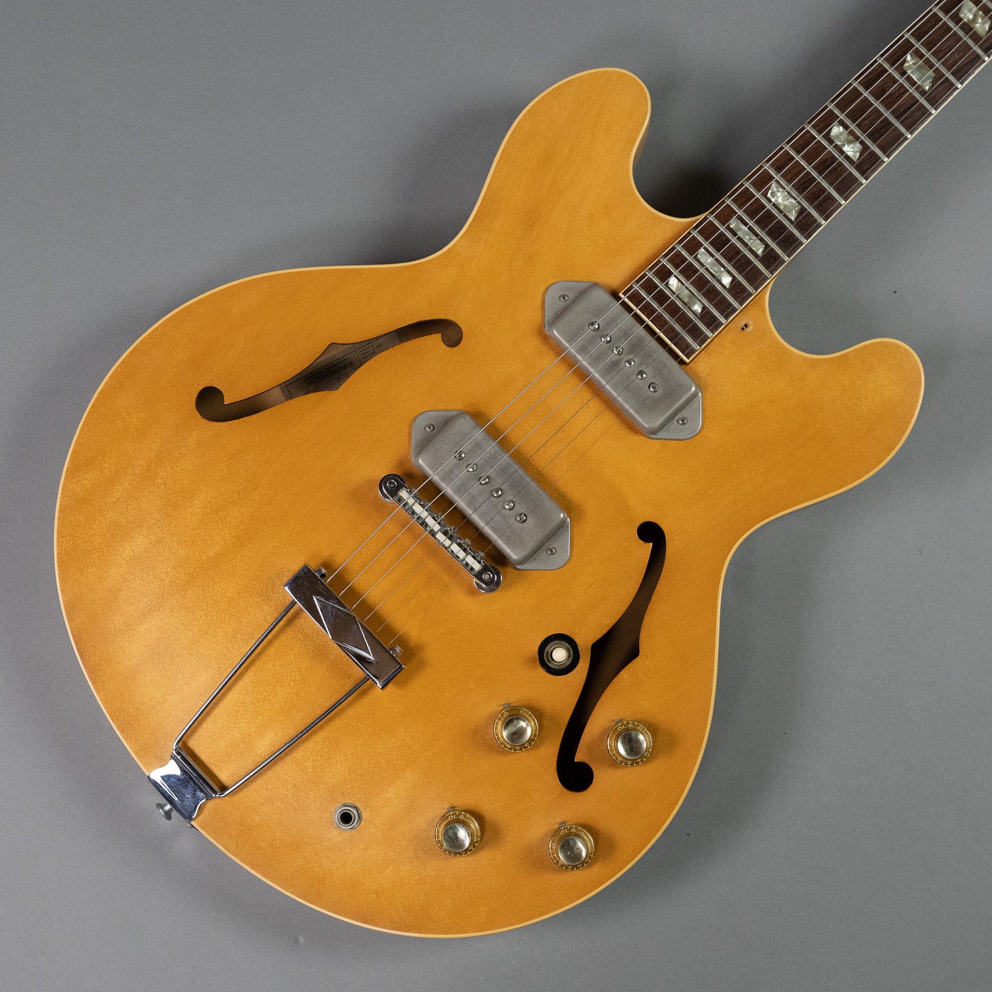 c1966 Epiphone 230TD Casino (USA, Natural HSC)