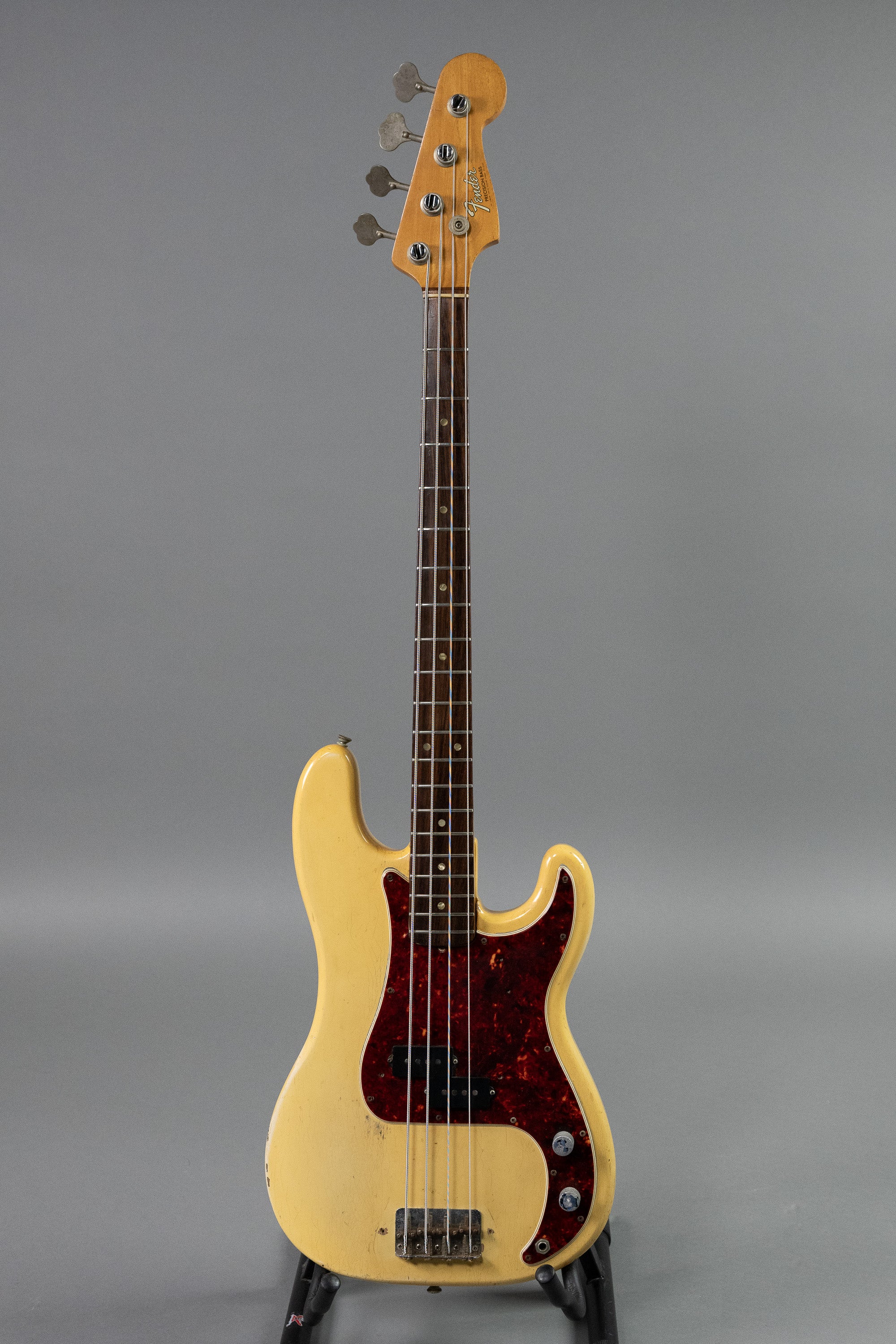 1966 Fender Precision Bass (USA, Olympic White, HSC)