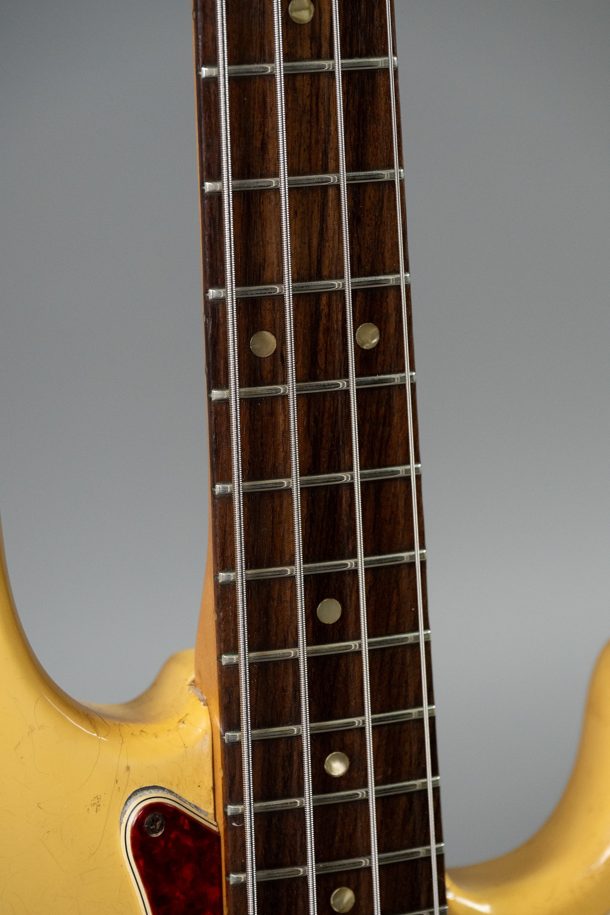 1966 Fender Precision Bass (USA, Olympic White, HSC)