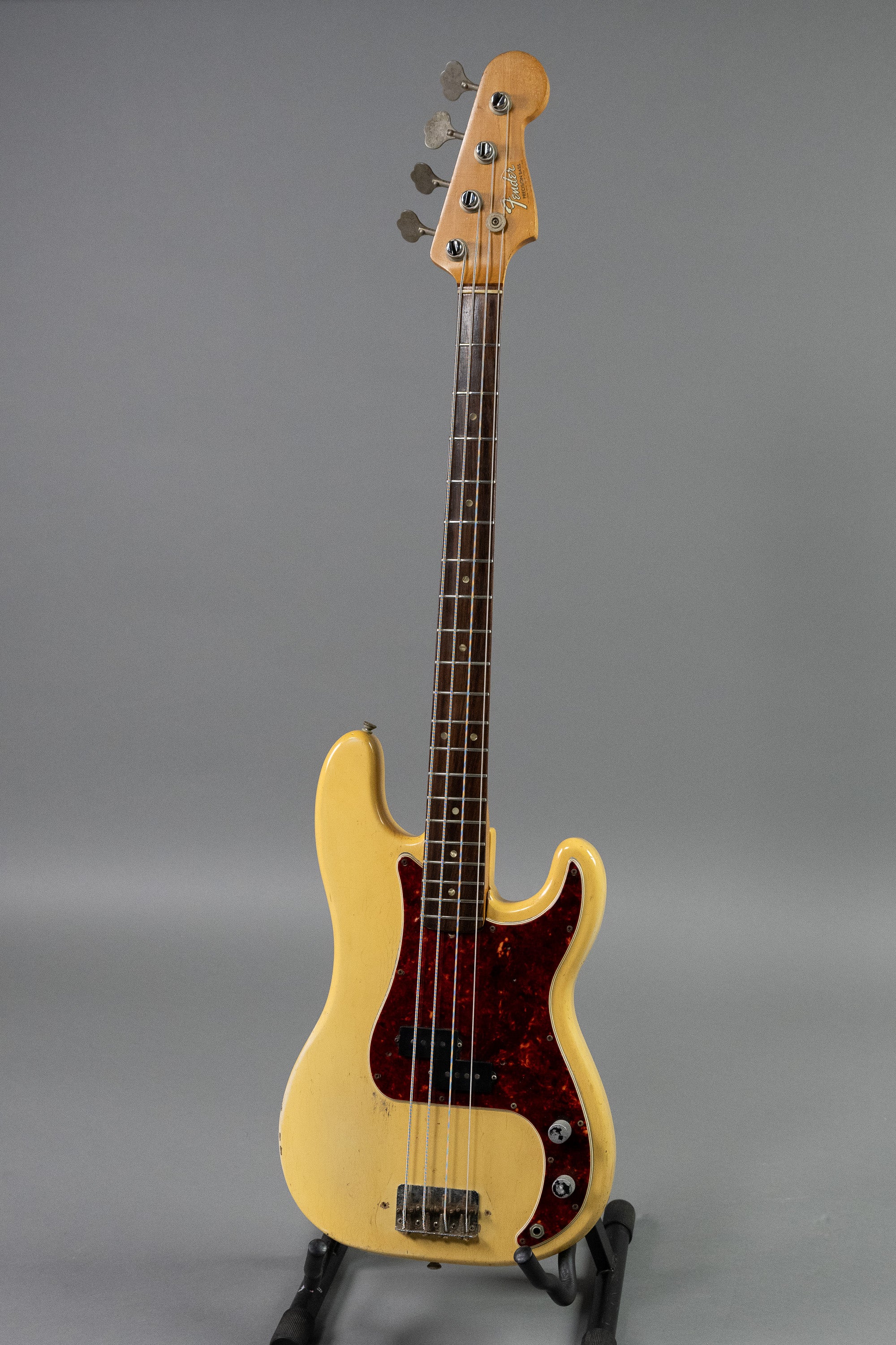 1966 Fender Precision Bass (USA, Olympic White, HSC)