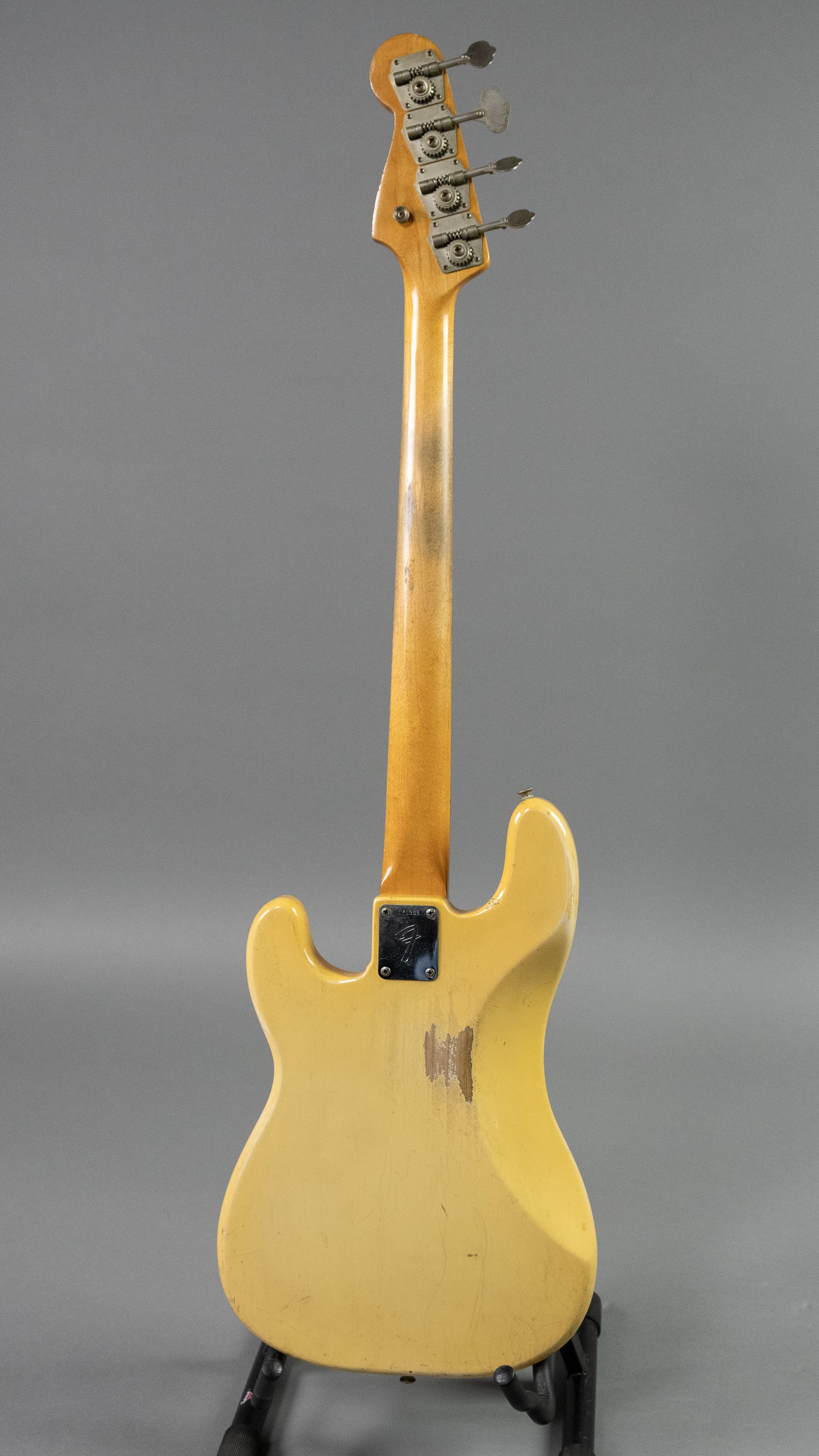 1966 Fender Precision Bass (USA, Olympic White, HSC)