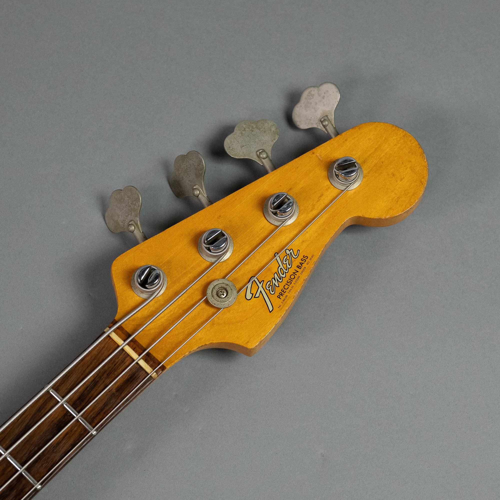 1966 Fender Precision Bass (USA, Olympic White, HSC)