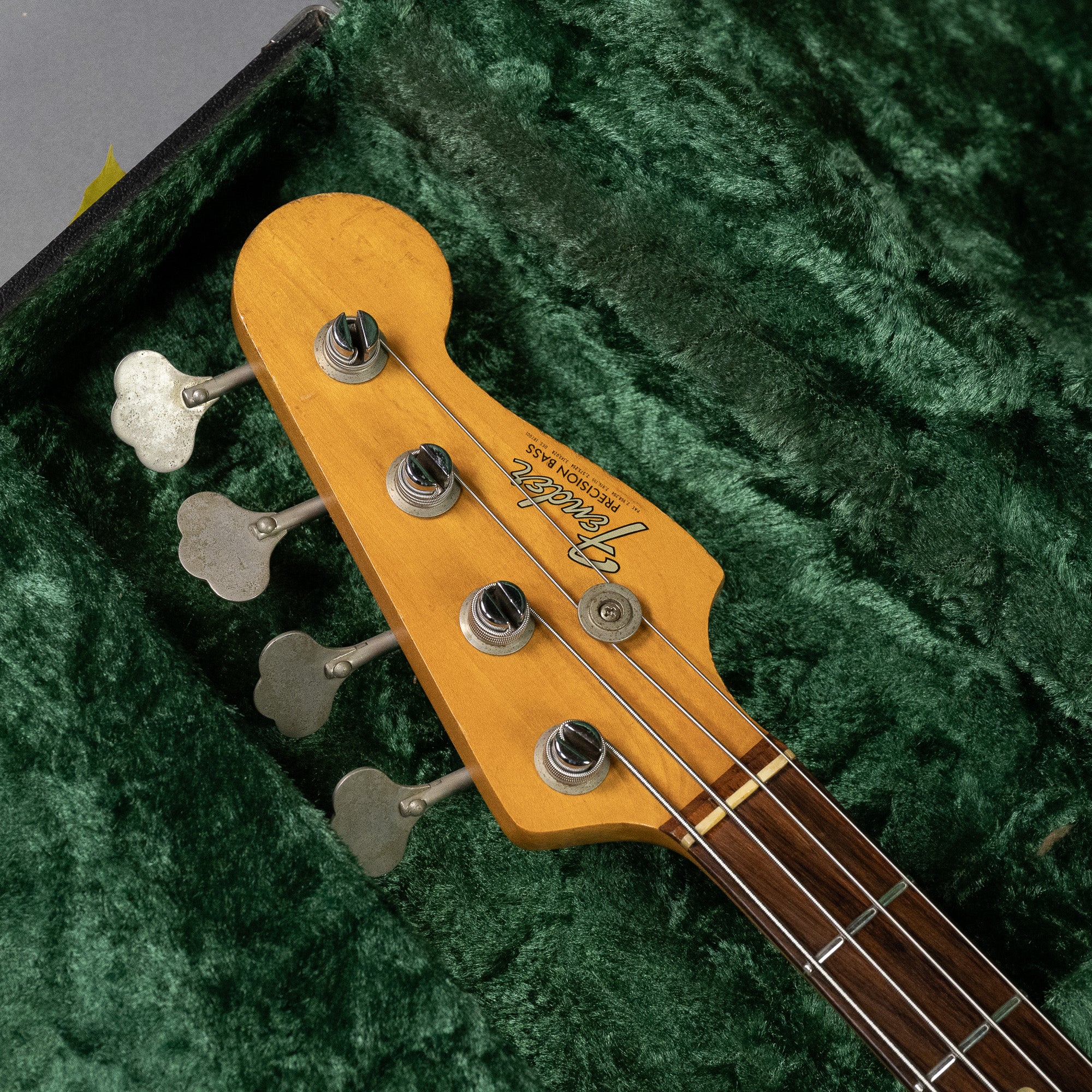 1966 Fender Precision Bass (USA, Olympic White, HSC)