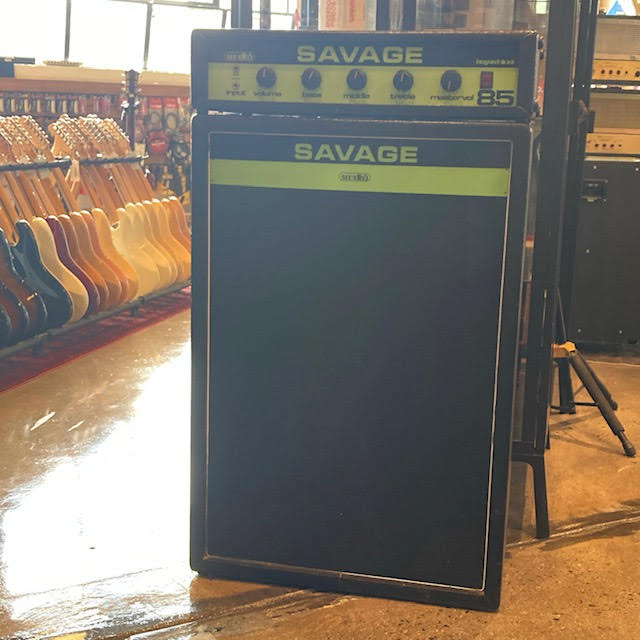 c1970s Savage Soundlab 85 Head & Cab (Australia)