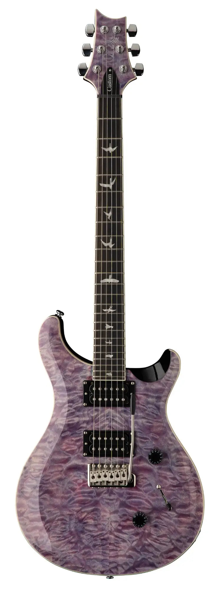 PRS SE Custom 24 Quilt (Ebony Fingerboard, Violet)
