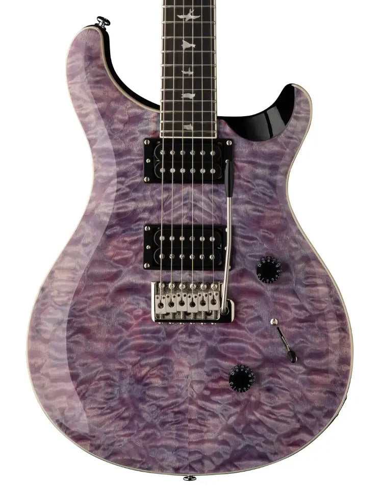 PRS SE Custom 24 Quilt (Ebony Fingerboard, Violet)