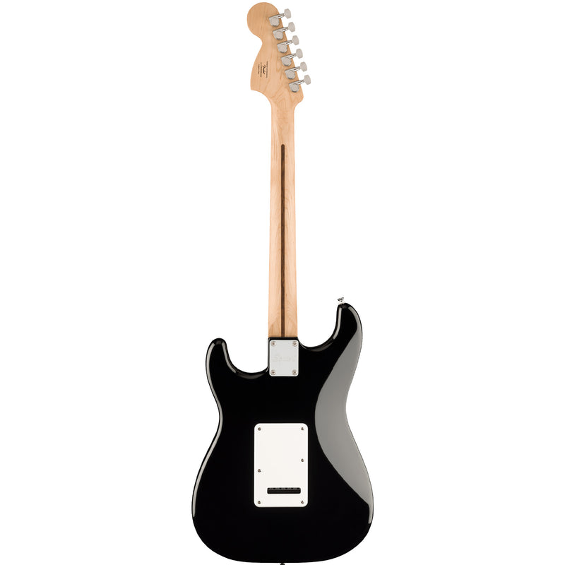 Squier Affinity Series Stratocaster Mustang Micro Pack (Laurel Fingerboard, Black, Gig Bag)