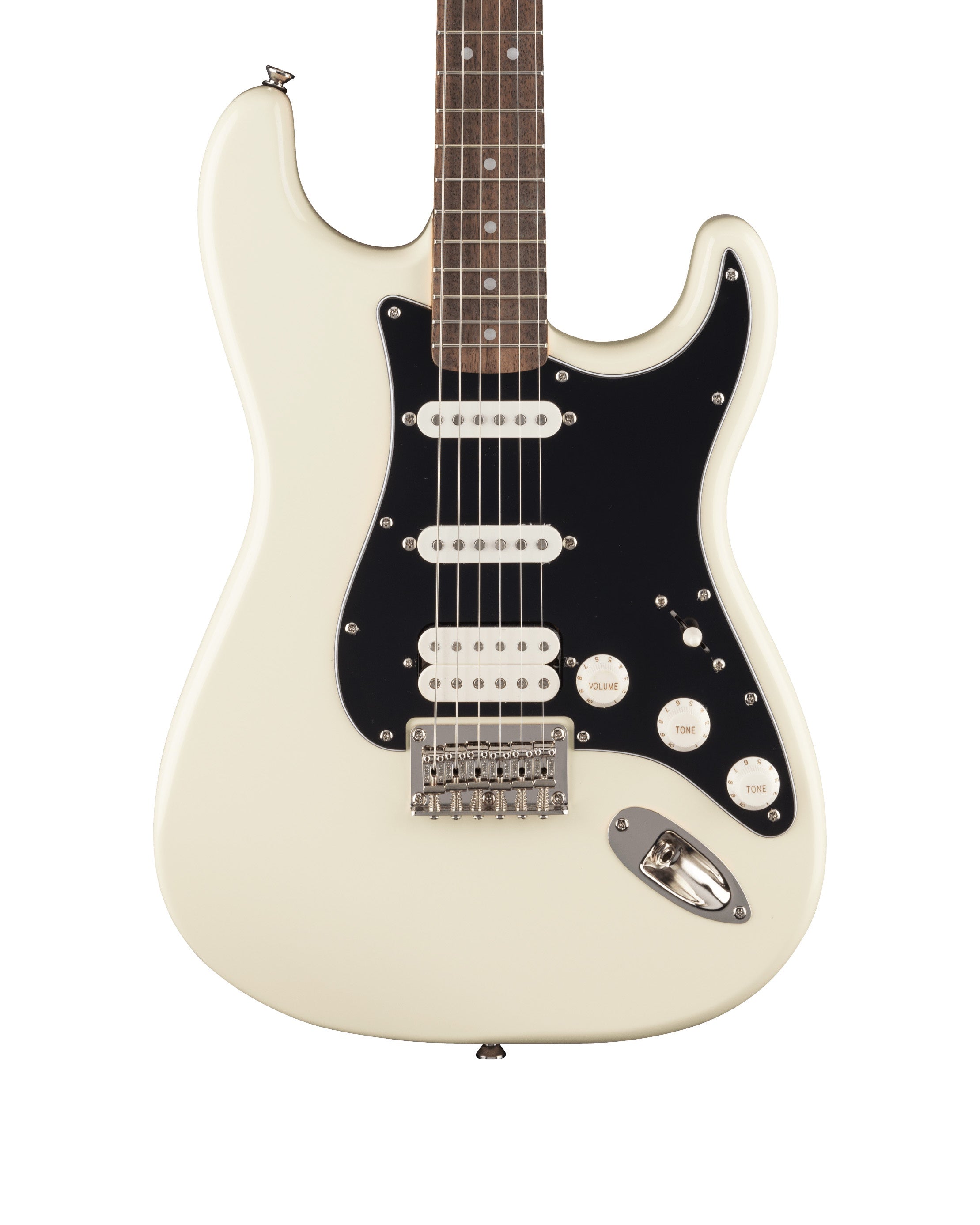Squier Classic Vibe '70s Stratocaster HT HSS (Laurel Fingerboard, Black Pickguard, Olympic White)