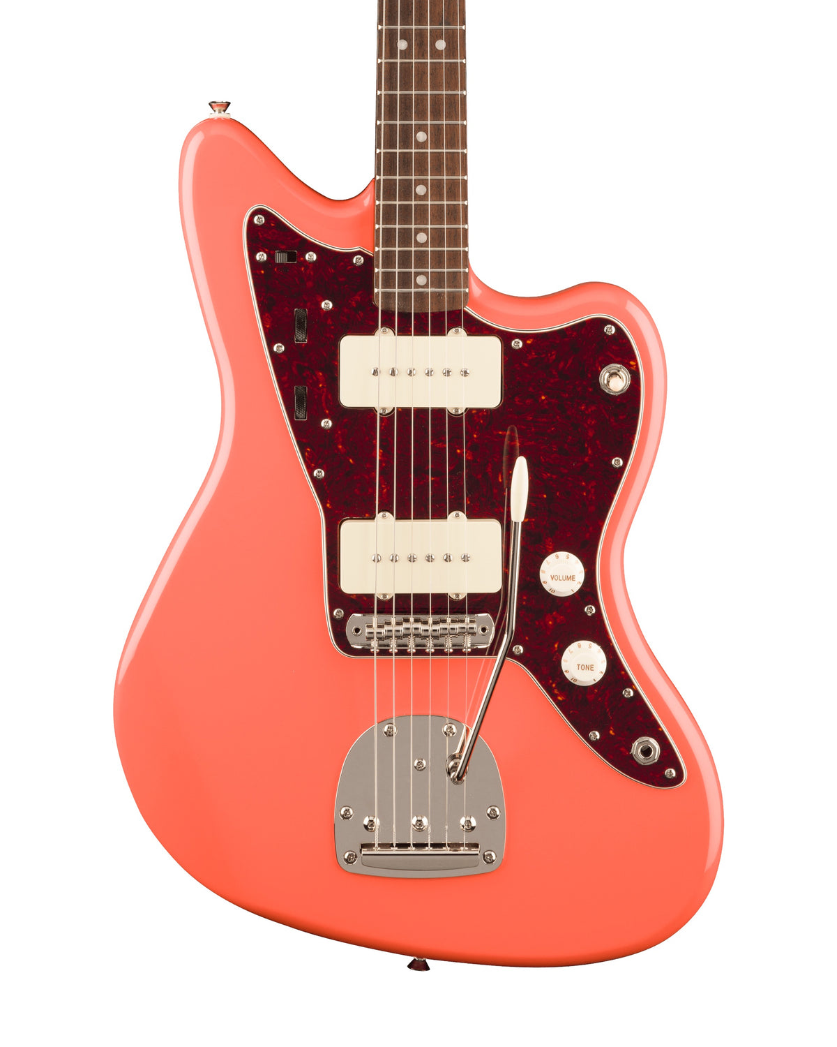 Squier Classic Vibe '60s Jazzmaster (Laurel Fingerboard, Tortoishell Pickguard, Tahitian Coral)