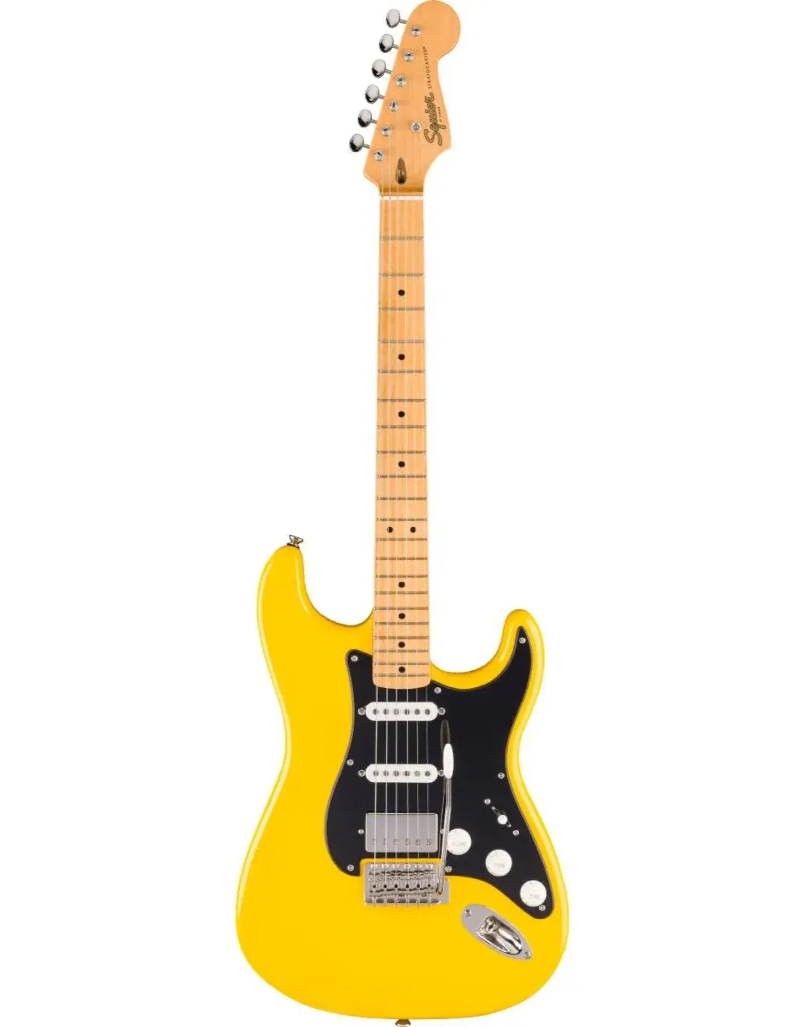 Squier Classic Vibe 50s Strat HSS (Maple, Black Pickguard, Graffiti Yellow)
