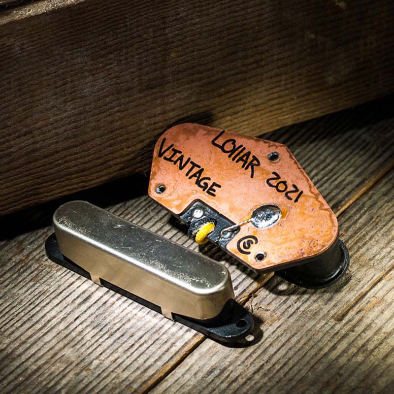 Lollar Vintage Tele Pickup Set (Black, Nickel)