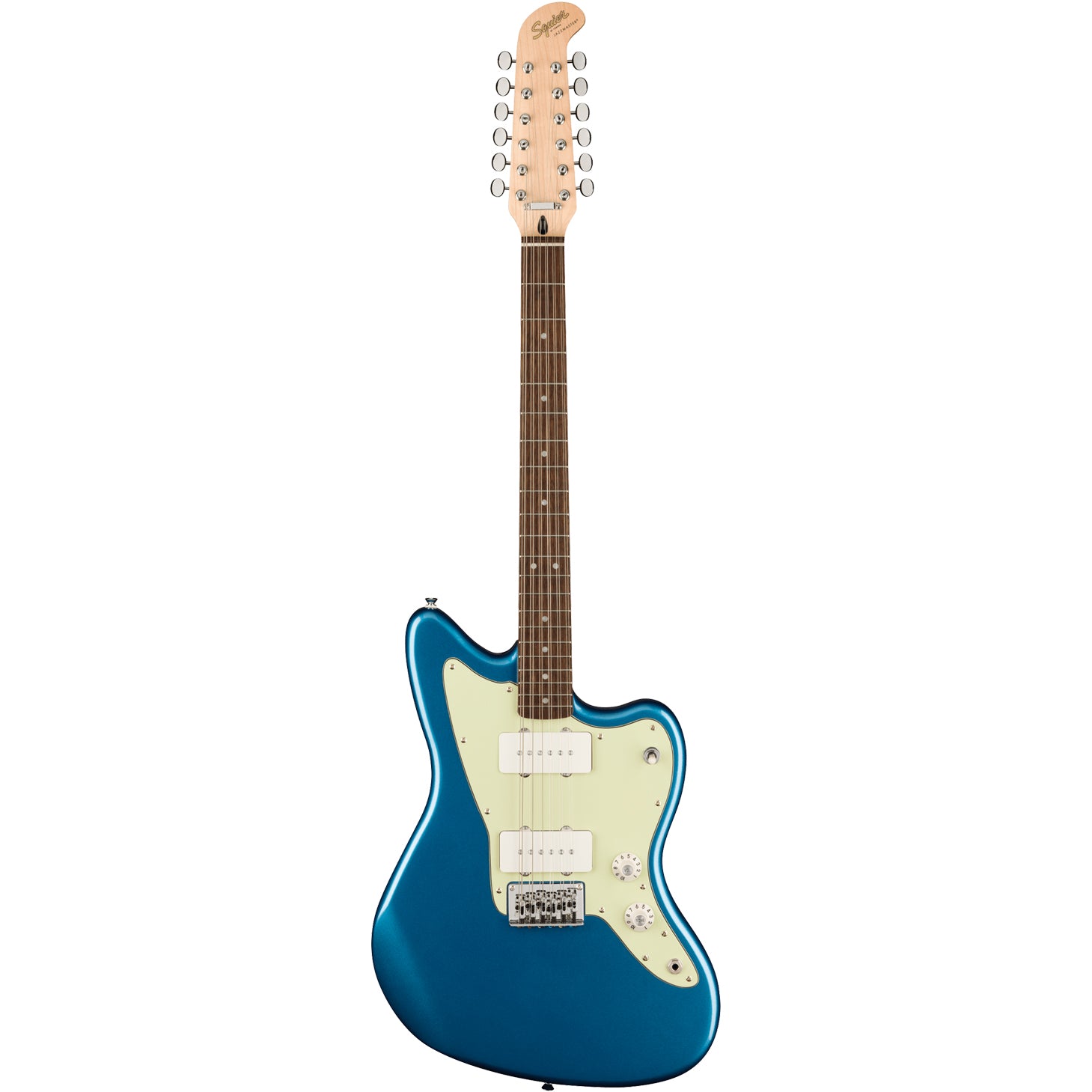 Squier Paranormal Jazzmaster XII (Laurel Fingerboard, Mint Pickguard, Lake Placid Blue)